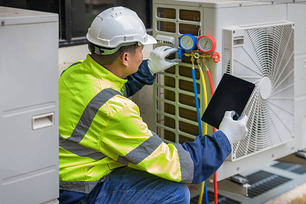Professional Air Duct Cleaning technician working in Whitesboro, TX